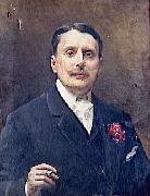 Raimundo Madrazo Portrait de Monsieur de Waru oil painting